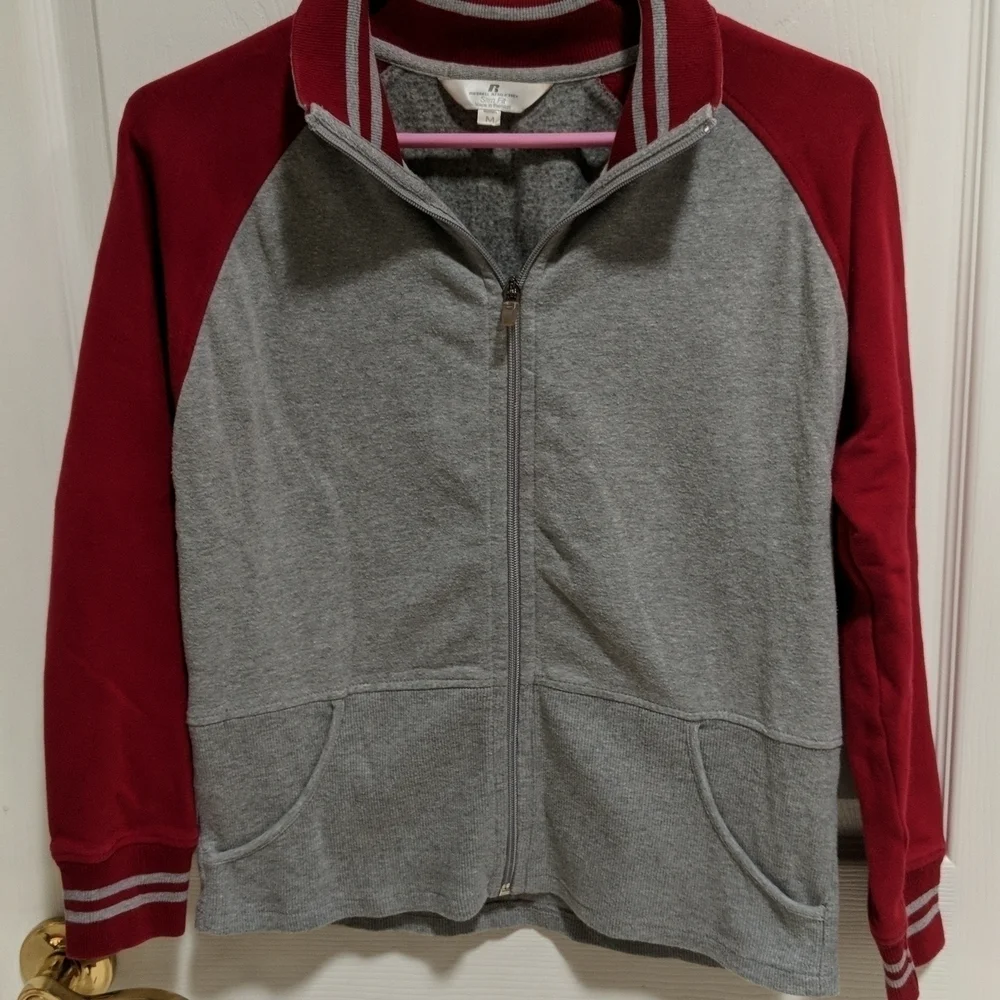 Russell Athletics Slim Fit Women's Zip Front Jacket Size Medium
